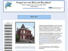 Tablet Screenshot of forgetmenotbedandbreakfast.com